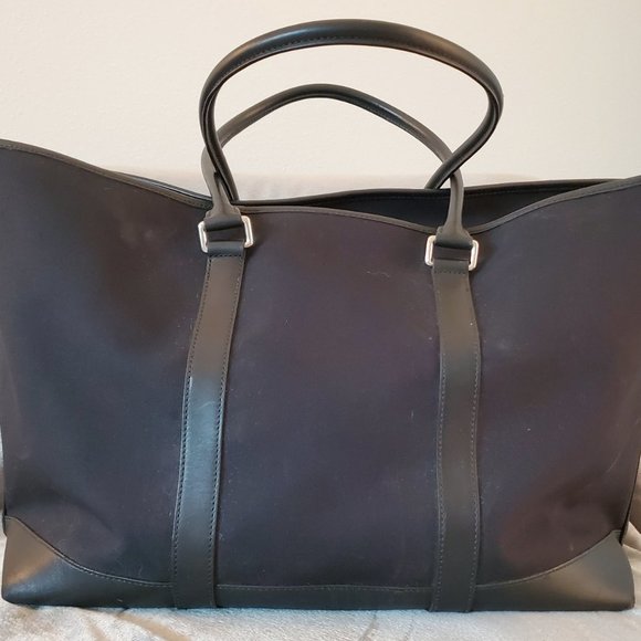 Coach Canvas Leather Trim Weekender Duffel - Picture 2 of 4